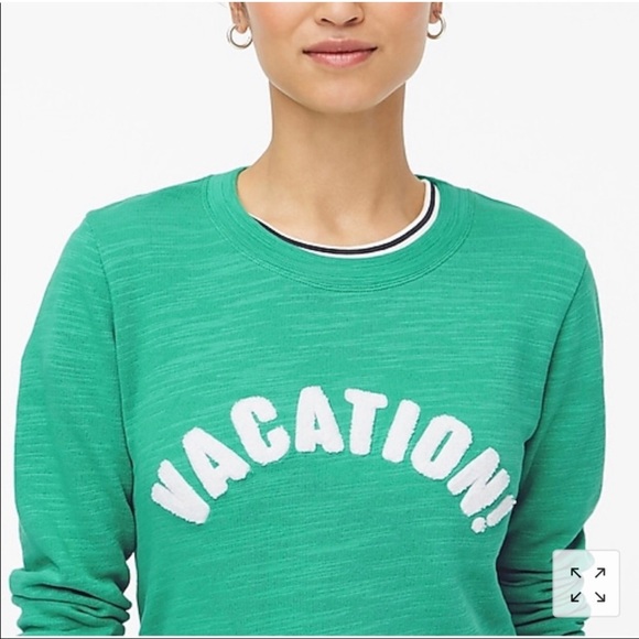 J CREW Vacation Graphic Sweatshirt - Picture 3 of 6